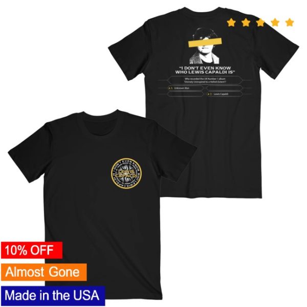 kenny Lewis Capaldi Merch Who Is Lewis Capaldi Tee1