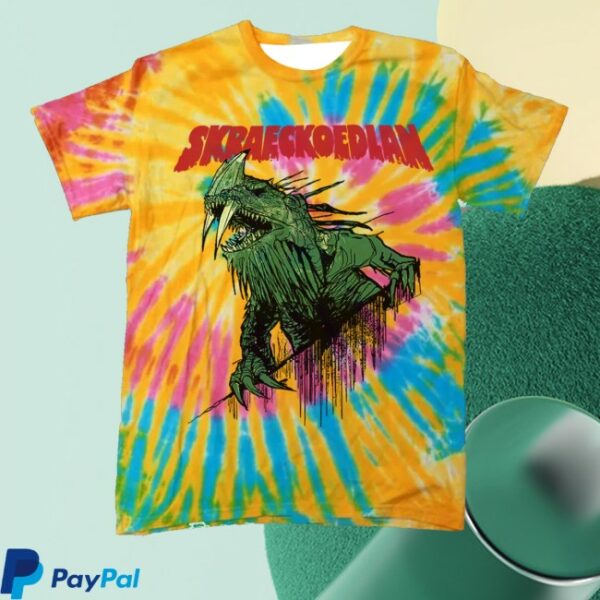 kenny Lo Fi Merchandise Skraeckoedlan Dino Shirt