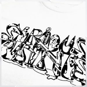 kenny Lo Fi Store Antwan Horfee X Gallery Commune Serious Business White Shirt kenny Lo Fi Store Antwan Horfee X Gallery Commune Serious Business White Shirt