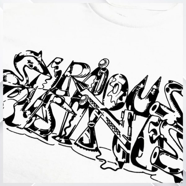 kenny Lo Fi Store Antwan Horfee X Gallery Commune Serious Business White Shirt