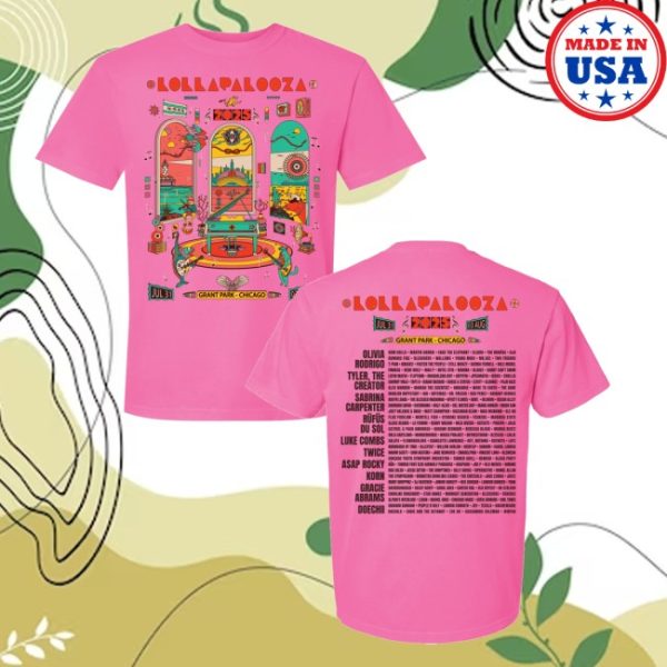 kenny Lollapalooza Merch Store 2025 Poster Lineup Shirtss