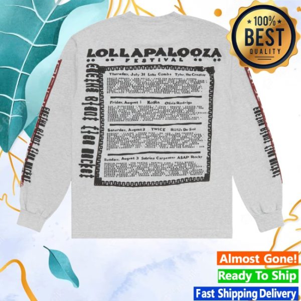kenny Lollapalooza Merch Store Lollapalooza X Cactus Plant Flea Market Long Sleeves