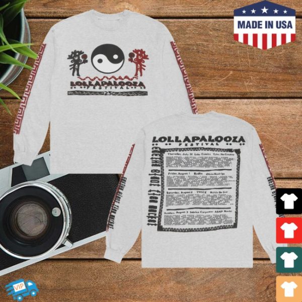 kenny Lollapalooza Merch Store Lollapalooza X Cactus Plant Flea Market Long Sleevess