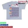 kenny Lollapalooza Merch Store Lucky Cat Lineup Tees