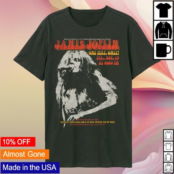 kenny Louder Sound Store Janis Joplin Madison Square Shirt
