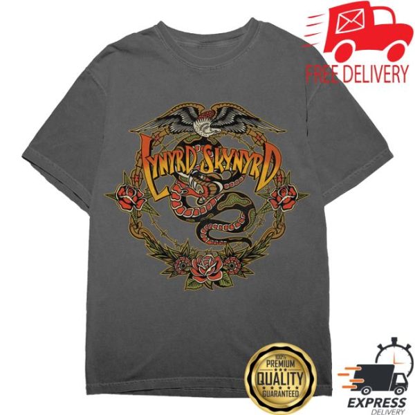 kenny Lynyrd Skynyrd Merch Shop Store Snake Chain Shirt