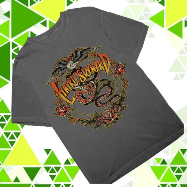 kenny Lynyrd Skynyrd Merch Shop Store Snake Chain Shirts