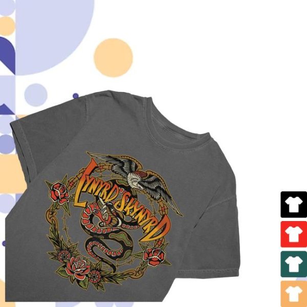 kenny Lynyrd Skynyrd Merch Shop Store Snake Chain Shirtx