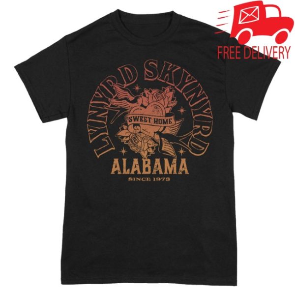 kenny Lynyrd Skynyrd Merch Sweet Home Tattoo Black Shirt