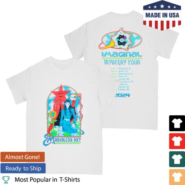 kenny Magdalena Bay Merch Imaginal Mystery Tour Tee Europe 2024