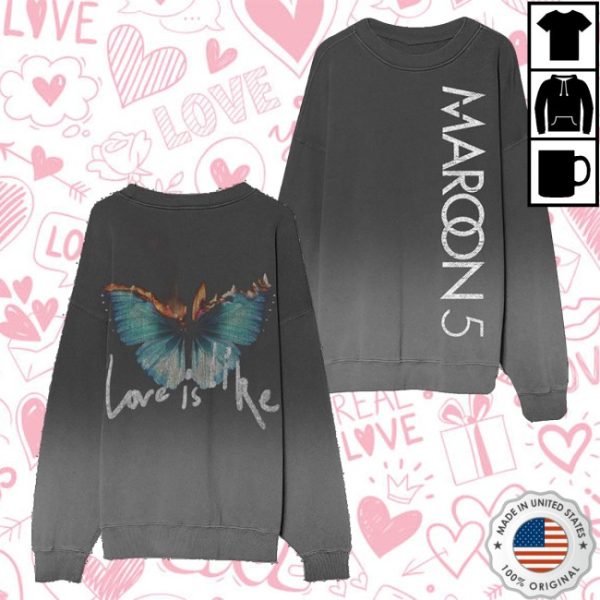 kenny Maroon 5 Merch Love Is Like Crewneck0 1