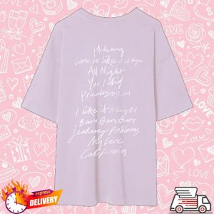 kenny Maroon 5 Merch Love Is Like Tee Lilac