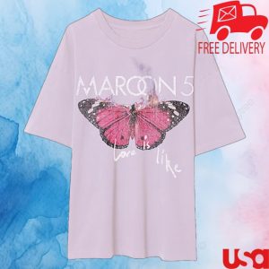 kenny Maroon 5 Merch Love Is Like Tee Lilac0