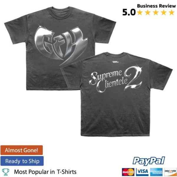 kenny Mass Appeal Merch Store Ghostface Killah Chrome Logo Shirtss