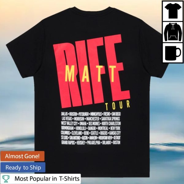 kenny Matt Rife Merch Stay Golden Tour Black Shirt0
