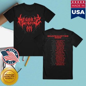 kenny Merch Now Metal Shapeshifter Tour Black Shirtss