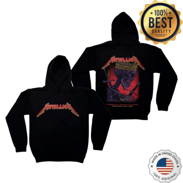 kenny Metallica Merch Columbus May 11 2025 Event Tour Hoodie1
