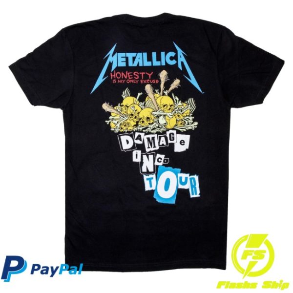 kenny Metallica Merch Damage Inc Shirt