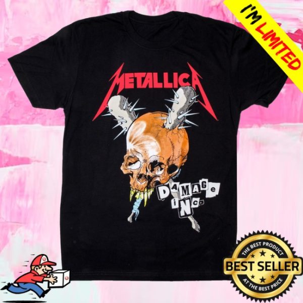 kenny Metallica Merch Damage Inc Shirt1