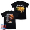 kenny Metallica Merch Flaming Skull 1994 Tour Shirt1