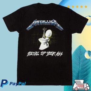 kenny Metallica Merch Metal Up Your Ass Shirt0