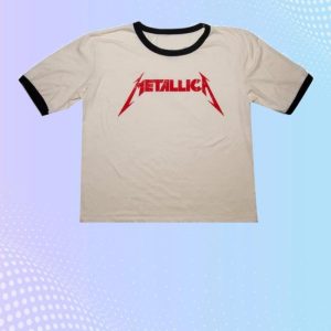 kenny Metallica Merch Red Logo Ringer T Shirt 1 kenny Metallica Merch Red Logo Ringer T Shirt 1