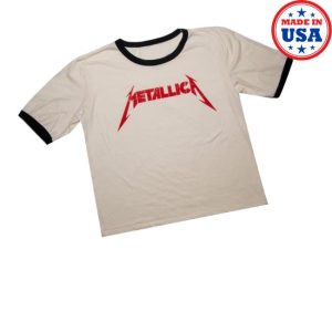 kenny Metallica Merch Red Logo Ringer T Shirtvx 1 kenny Metallica Merch Red Logo Ringer T Shirtvx 1
