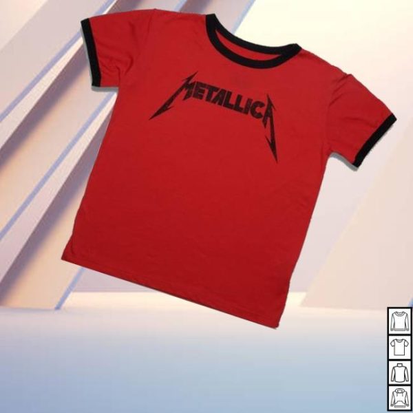 kenny Metallica Merch Red Ringer T Shirts