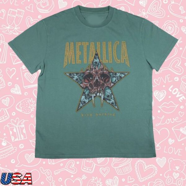 kenny Metallica Merch Shop Store King Nothing Teal Shirt