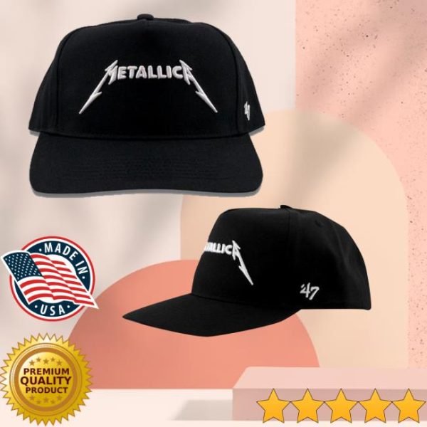 kenny Metallica Shop Logo Snapback Hat