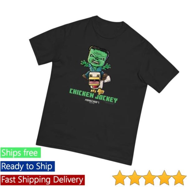 kenny Minecraft Merch Store Shop A Minecraft Movie Chicken Jockey Comfort Colors T Shirtv