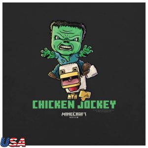 kenny Minecraft Shop Merch A Minecraft Movie Chicken Jockey Comfort Colors Adult Shirt