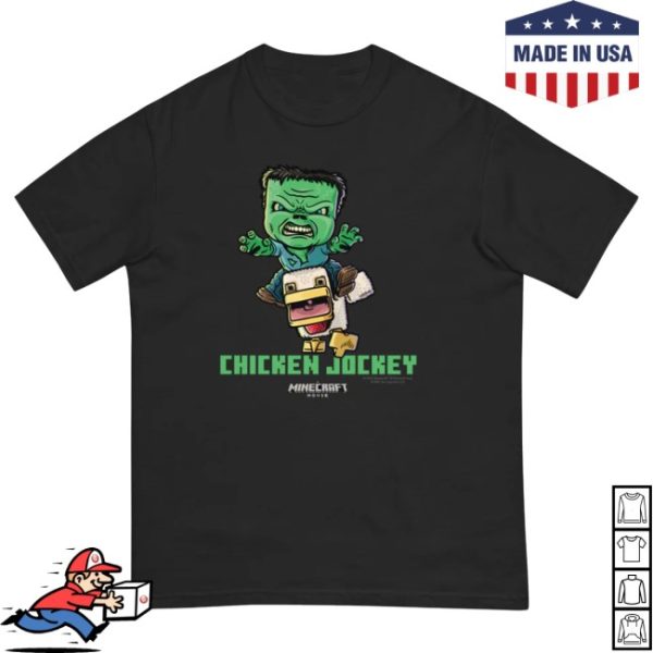 kenny Minecraft Shop Merch A Minecraft Movie Chicken Jockey Comfort Colors Adult Shirt1