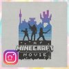 kenny Minecraft Shop Merch A Minecraft Movie Retro Silhouette Adult Shirt