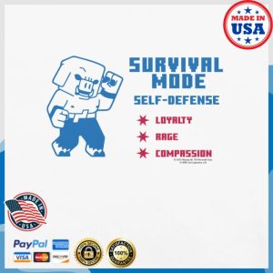 kenny Minecraft Shop Merch A Minecraft Movie Self Defense Comfort Colors Adult Shirt