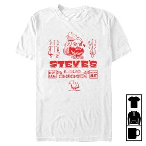 kenny Minecraft Shop Merch A Minecraft Movie Steves Lava Chicken Adult Shirt
