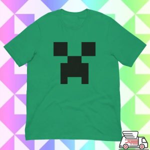 kenny Minecraft Shop Merch Minecraft Creeper Face Adult Shirt