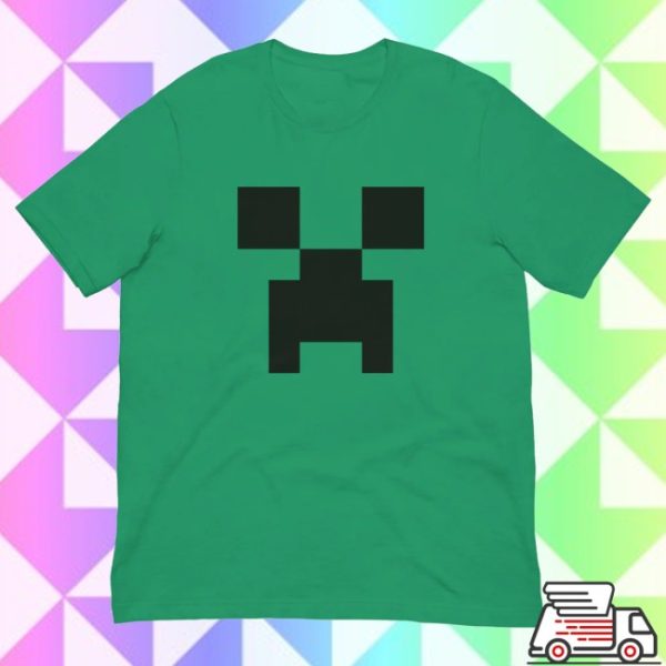 kenny Minecraft Shop Merch Minecraft Creeper Face Adult Shirt