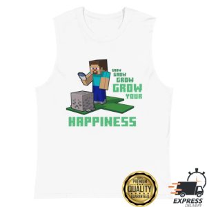 kenny Minecraft Shop Merch Minecraft Grow Your Happiness Adult Tank Top