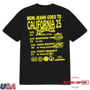 kenny Mom Jeans Band Merch Store Mj California 25 Tour Shirt