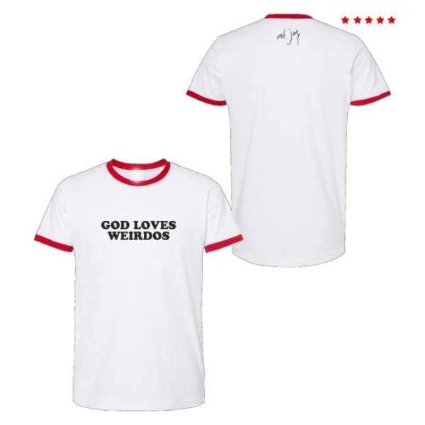 kenny Mt Joy Merch Store God Loves Weirdos Shirt