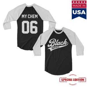 kenny My Chemical Romance Merch Store Black Parade Raglan Shirtss kenny My Chemical Romance Merch Store Black Parade Raglan Shirtss