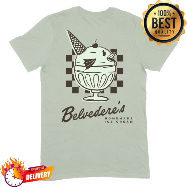kenny Mythical Merch Belvederes Ice Cream Shop Tee Mint Chip2