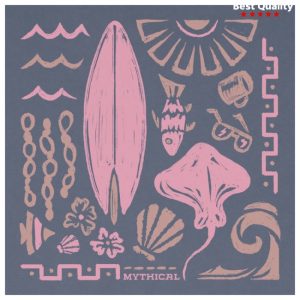 kenny Mythical Merch Mythical Marine Mosaic Long Sleeve Tee