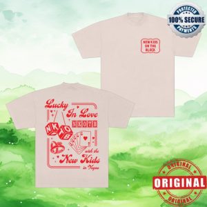 kenny New Kids On The Block Merch Lucky In Love Las Vegas Tee0