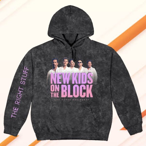 kenny New Kids On The Block Merch The Right Stuff Las Vegas Residency Hoodie1