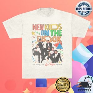 kenny New Kids On The Block Merch The Right Stuff Las Vegas Vintage Photo Tee1