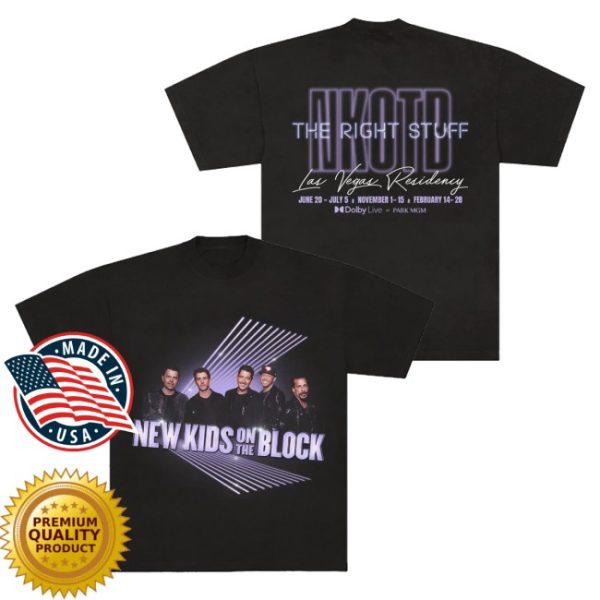 kenny New Kids On The Block Merch The Right Stuff Residency Tee0