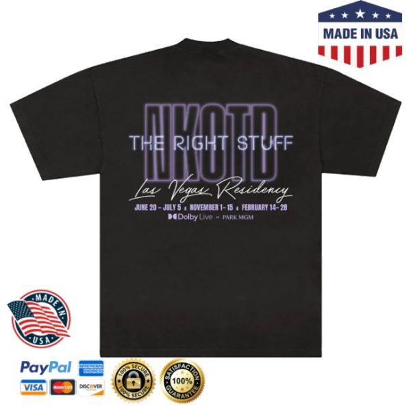 kenny New Kids On The Block Merch The Right Stuff Residency Tee1