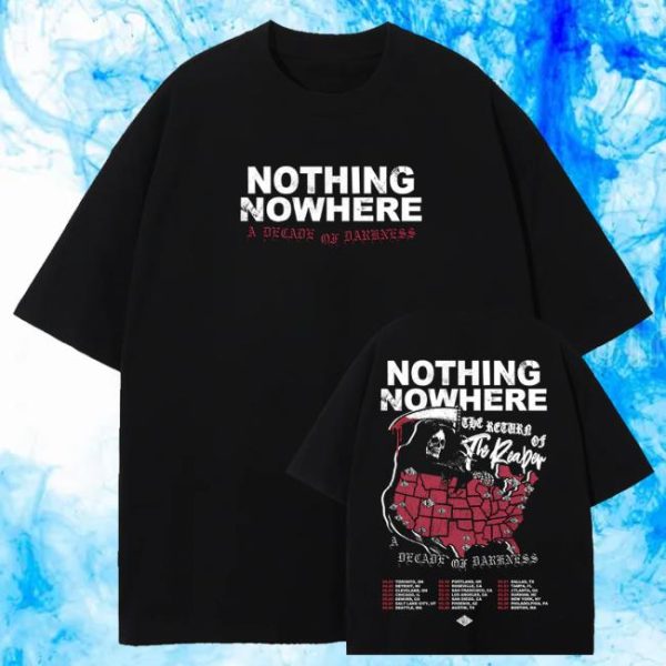 kenny No Thing No Where Merch Shop Store Nn Spring 25 Tour Shirt